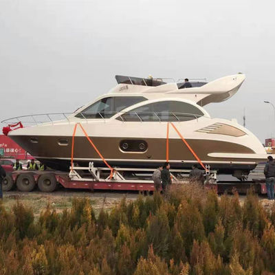 17.2m Yachts Luxury Fiberglass Alloy Fishing Boat Big Luxury Yacht Prices