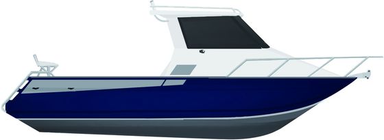Small Cheap and Customizable Aluminum Fishing Yacht Without Trailer