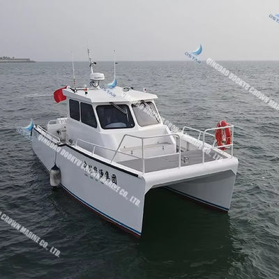 DK-CM32 9.8m Customizable Aluminum Alloy Catamaran Work Boat with Cabin