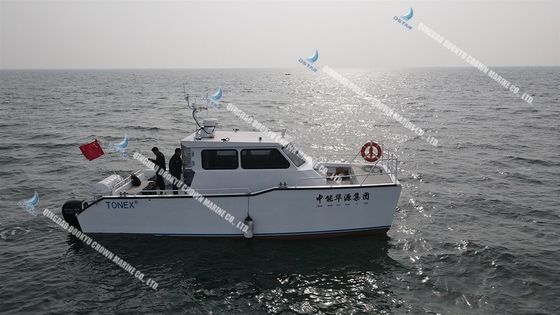 DK-CM32 9.8m Customizable Aluminum Alloy Catamaran Work Boat with Cabin