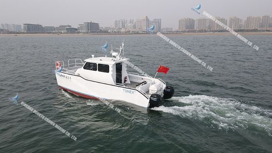 DK-CM32 9.8m Customizable Aluminum Alloy Catamaran Work Boat with Cabin
