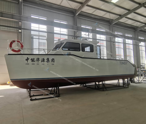 DK-CM32 9.8m Customizable Aluminum Alloy Catamaran Work Boat with Cabin